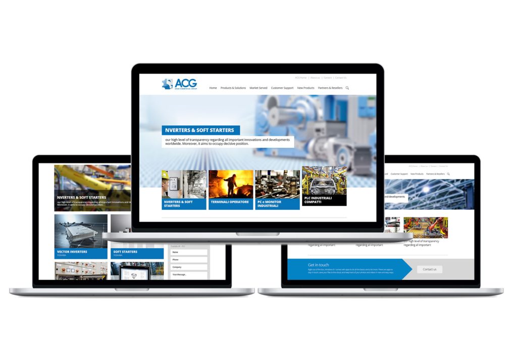 Arab Commercial Group (ACG) — brand, website and video for an industrial automation group (2)