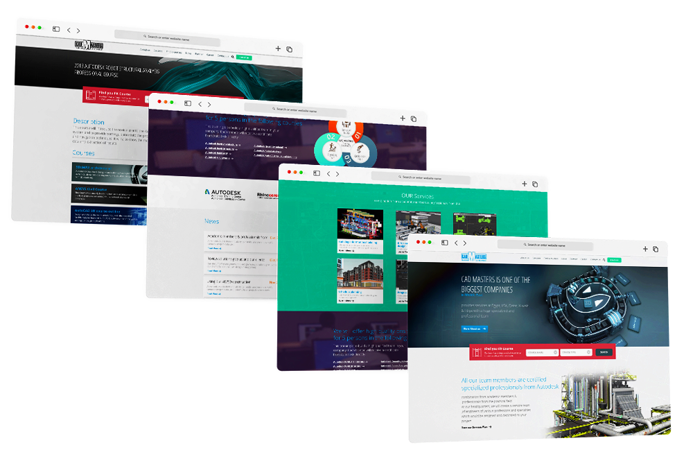CAD Masters — training website with online course sales (5)