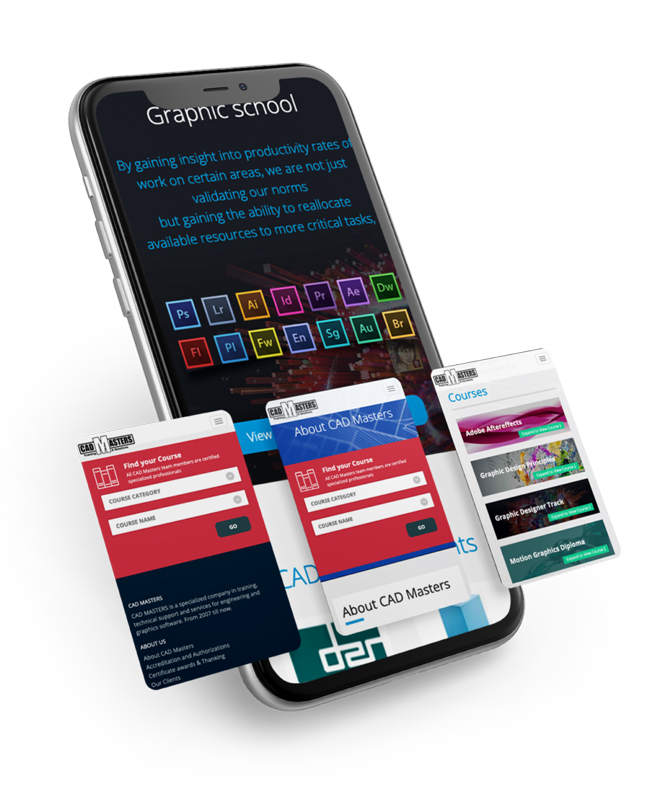 CAD Masters — training website with online course sales (7)
