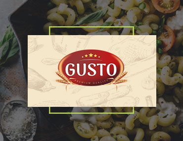Gusto Pasta — Brand and packaging for an export pasta brand
