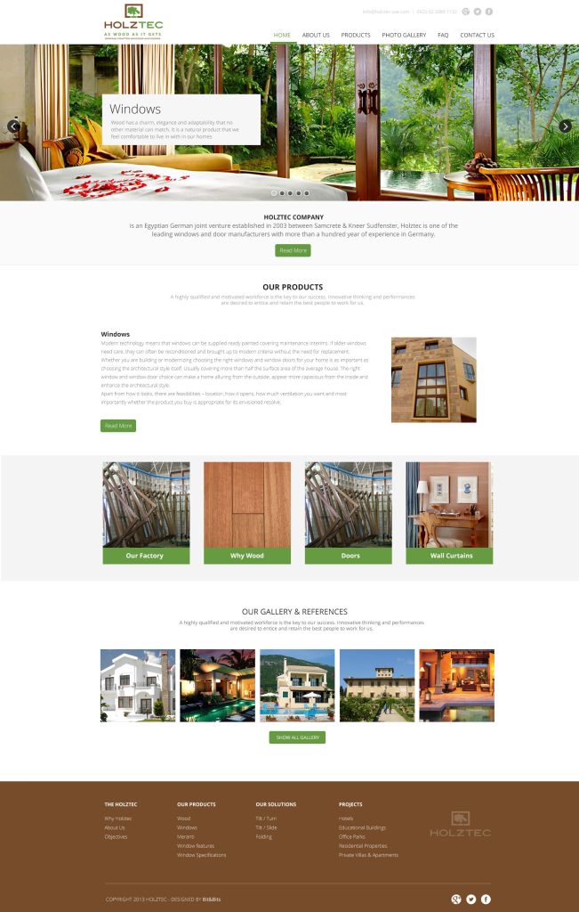 HOLZTEC — brand and website for a windows and doors manufacturer (3)